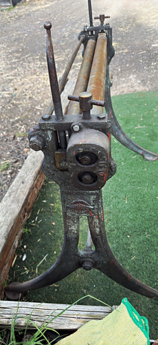 Vintagemanual plate bending - plate,
