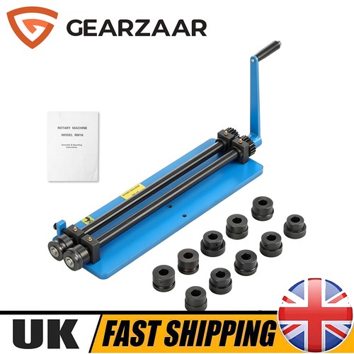 Metal working bead roller - working,