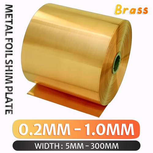 Thin brass sheet roll - thin, metal